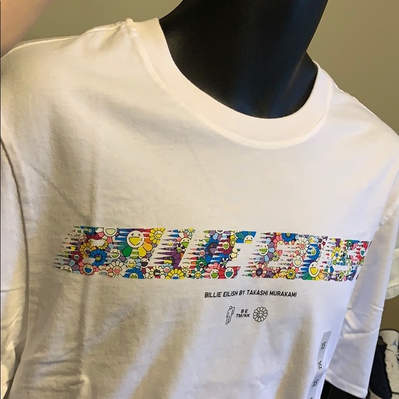 Billie Eilish x Takashi Murakami Uniqlo Name Tee - Picture 2 of 3